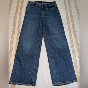 Old Navy Dark Blue Wide Leg Jeans